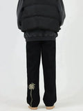 Wearint 2024 New Fashion Pants Men¡®s trendy Y2K men styleCoconut Tree Embroidery Straight Jeans