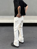 Wearint 2024 New Fashion Pants Men¡®s trendy Y2K men styleDrape Micro Flared Straight-leg Jeans