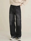 Wearint 2024 New Fashion Pants Men¡®s trendy Y2K men styleHeavy-duty Washed Straight-leg Jeans