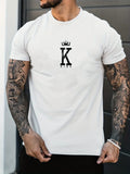 Wearint Men's Summer Loose Fit  100 Cotton Printed T-shirt Tops