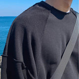 Wearint Loose Men's Round Neck Sweatshirt Trendy Ins Korean Oversized Top New Pullover Niche Long Sleeve Male Clothing 2Y2434