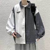 Wearint 2024 New Streetwear Jacket for Men, Korean Fashion Men's Oversize Jacket Zip Up Jacket Men's Coat M-3XL