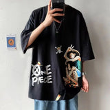 Wearint  Letter Print T-Shirts Summer Retro Short Sleeve Loose Casual O-Neck 100% Cotton Tops Tees Fashion Hip Hop Oversized T Shirt 8XL