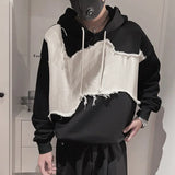 Wearint Autumn Men's Patchwork Pullover Hoodies 2024 New Hip Hop Fashion Hooded Sweatshirts Hombre Y2K Streetwear Hoody Clothing