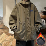 Wearint Men's Jacket Hooded Waterproof Jacket Autumn Windproof Zipper Casual Outdoor Sports Hooded New Male Designer Clothing