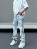 Wearint 2024 New Fashion Pants Men¡®s trendy Y2K men styleStraight Gradient Jeans