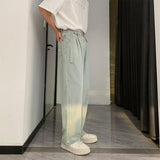 Wearint 2024 New Fashion Pants Men¡®s trendy Y2K men styleWashed Summer Thin Straight-leg Jeans